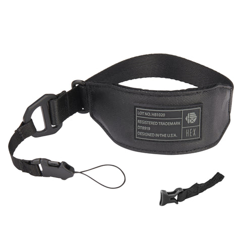 CAMERA WRIST STRAP BLACKOUT CAMO