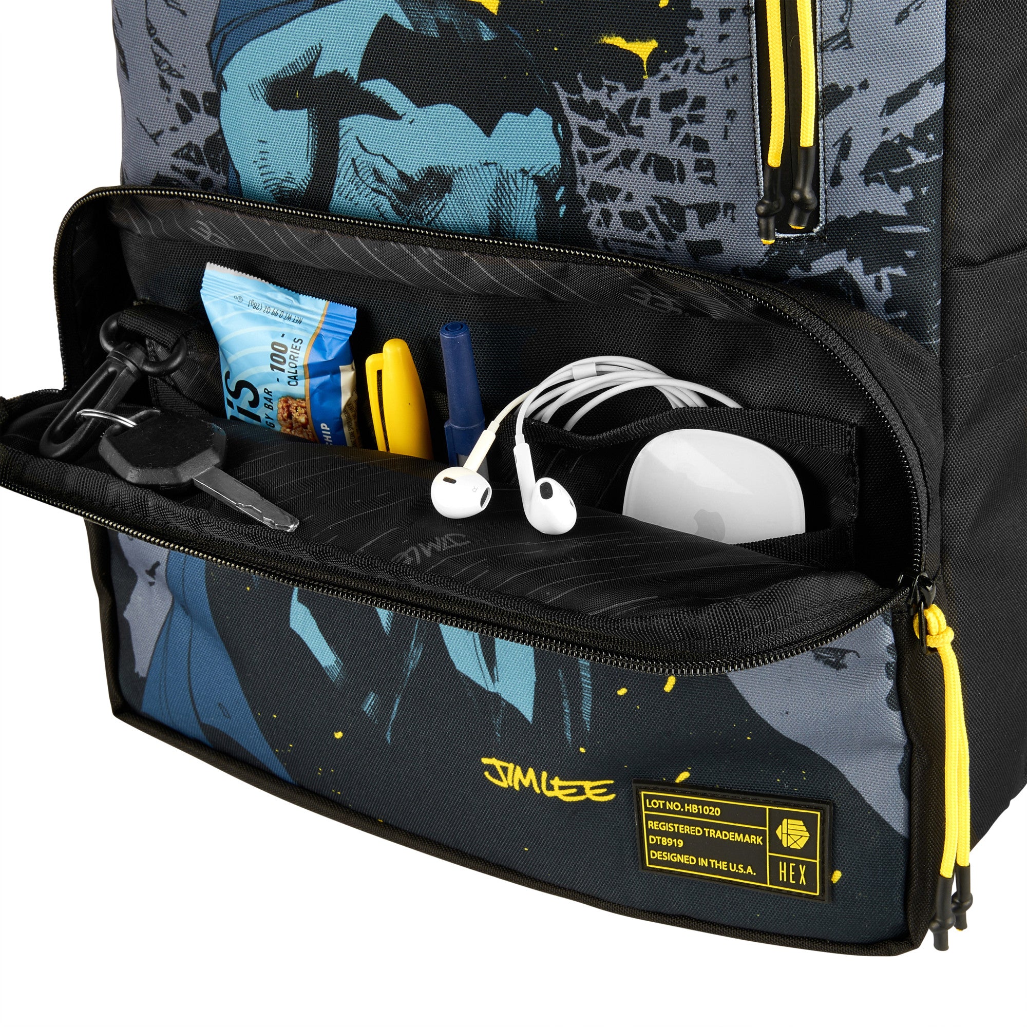 backpack with laptop sleeve comics HEX x Jim Lee Artist Backpack