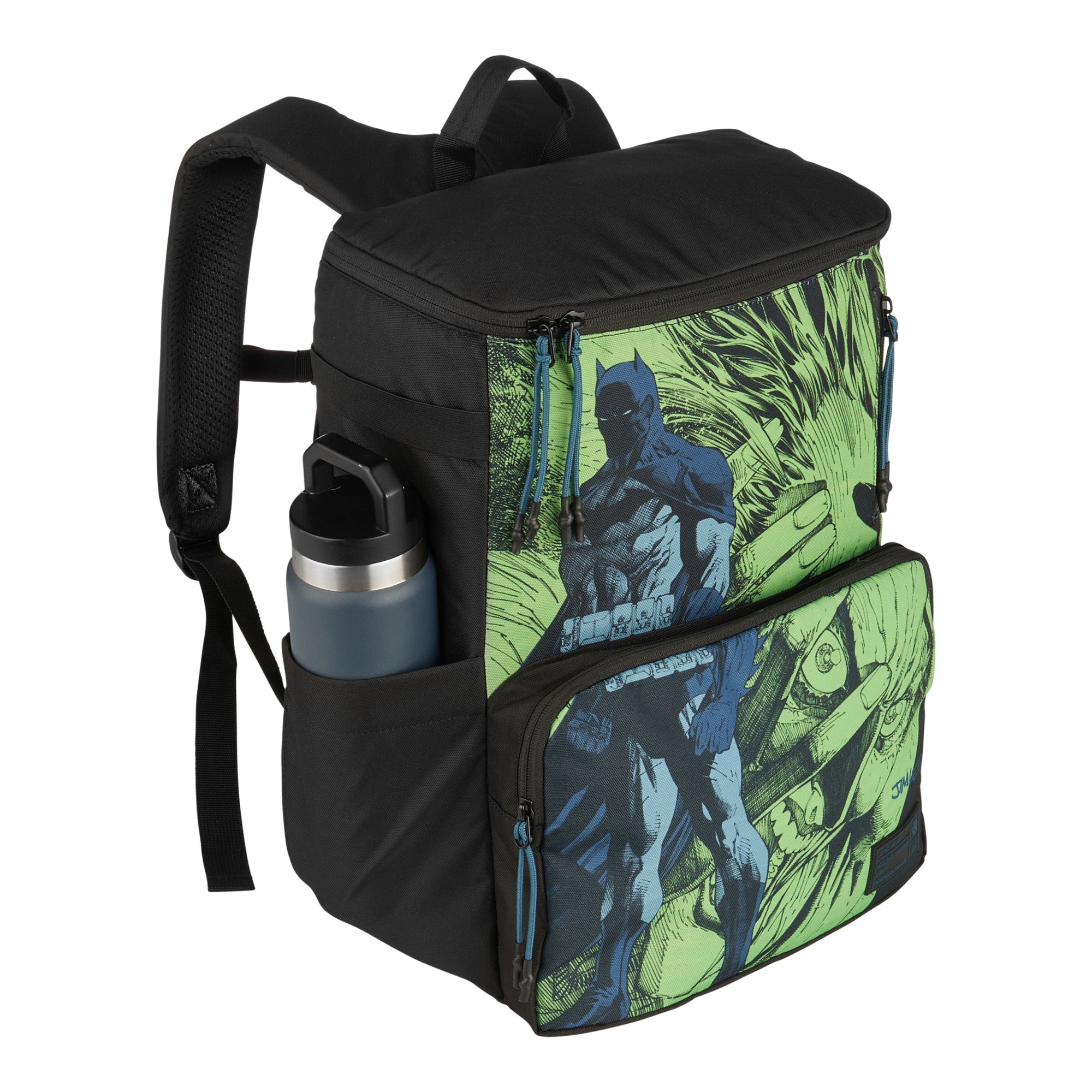 batman metal plate faux leather backpack HEX x Jim Lee Artist Backpack