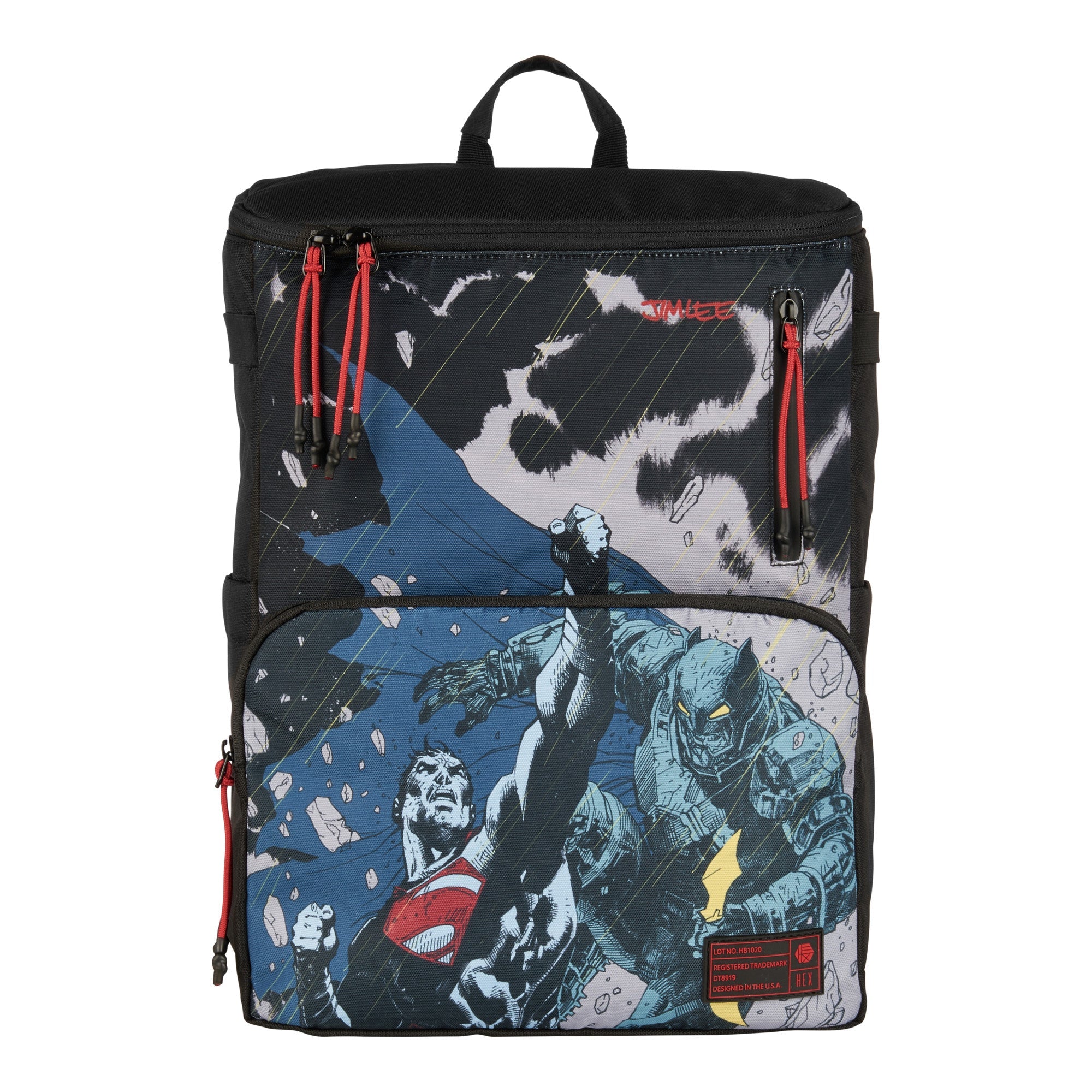 batman built laptop backpack HEX x Jim Lee Artist Backpack