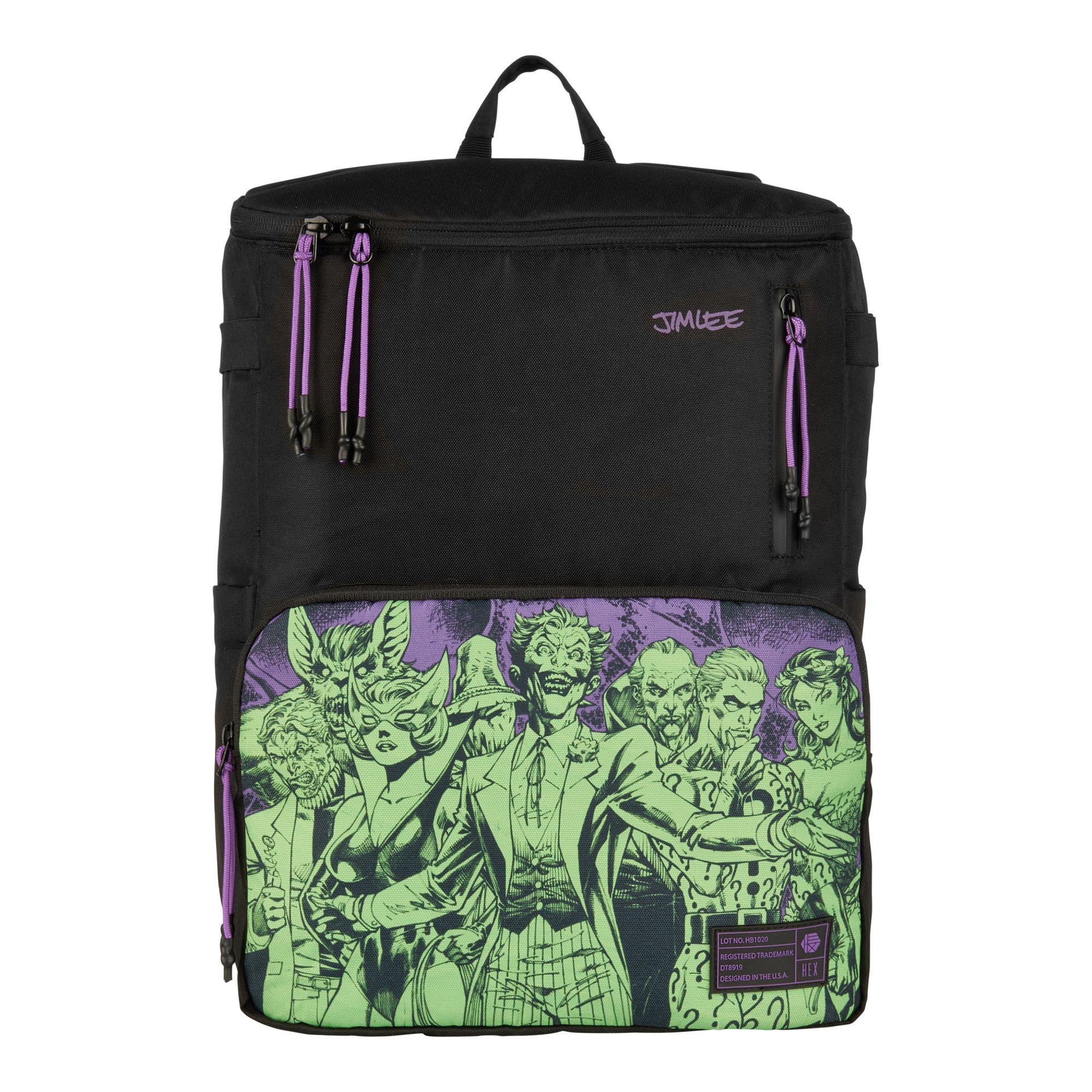 backpack with laptop sleeve comics HEX x Jim Lee Artist Backpack