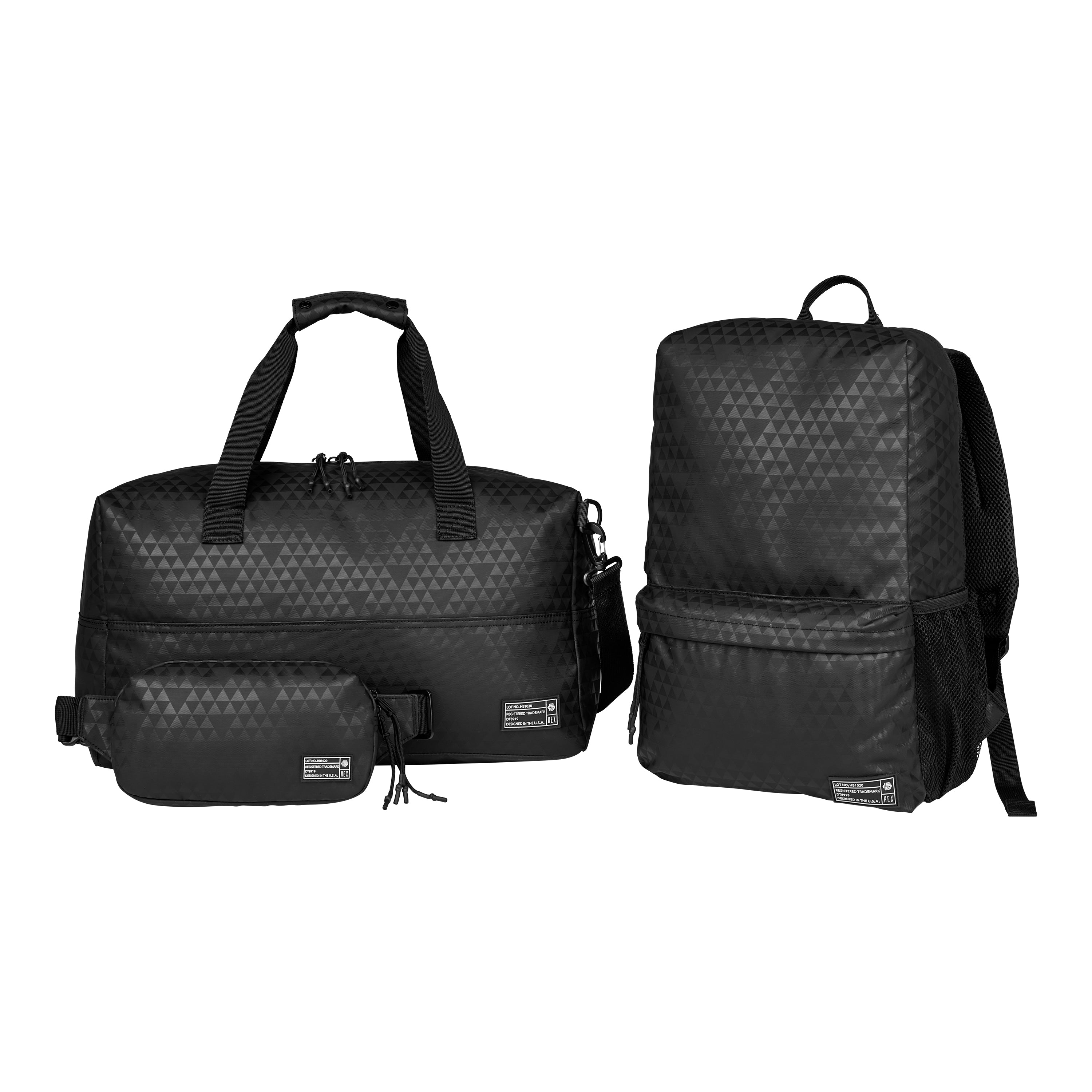 Aspect Backpack Black Triangle Hex Brand HEX