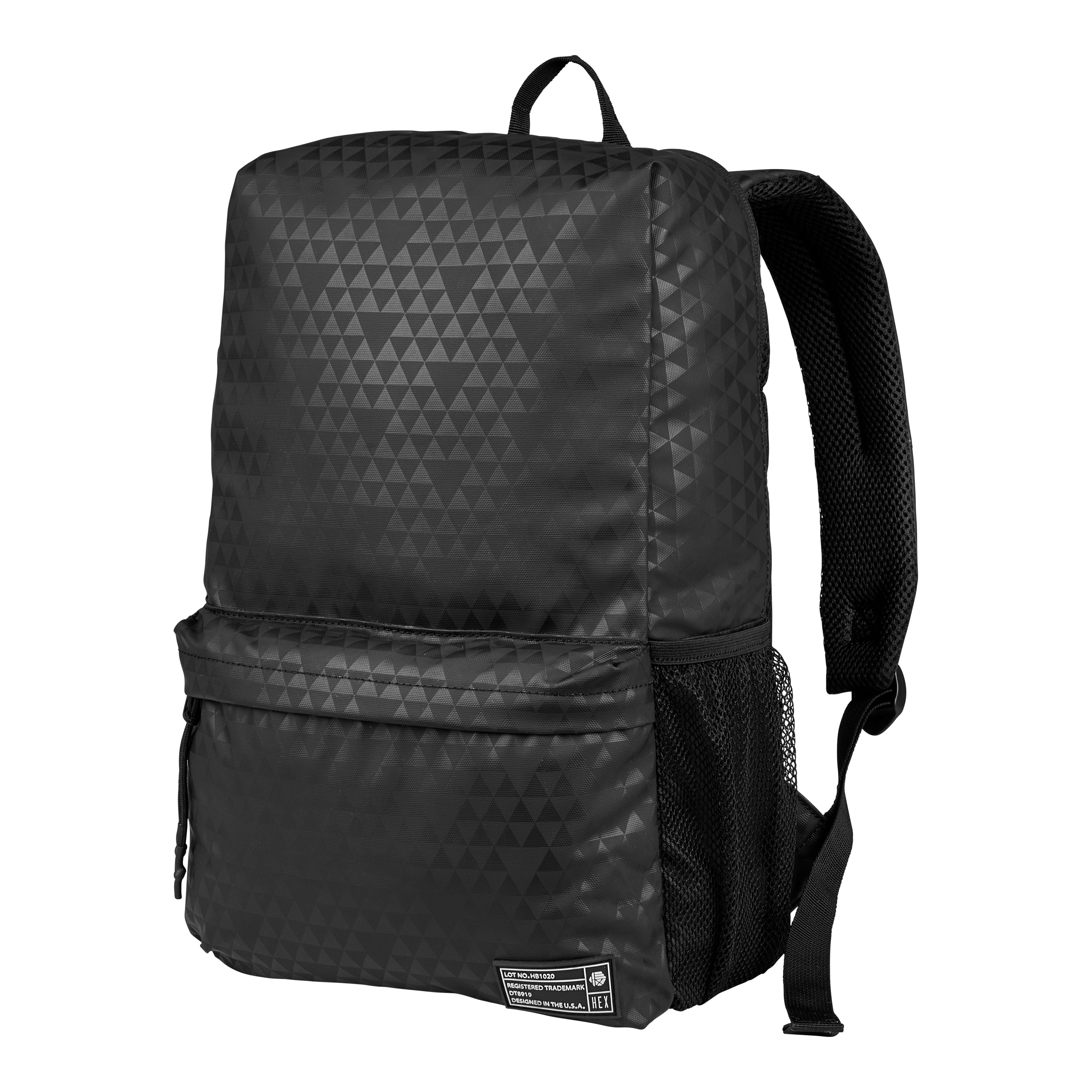 Triangle backpack top