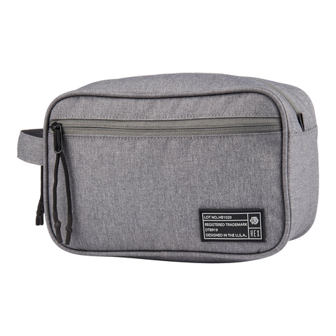 HEX Aspect Charcoal Dopp Kit, front view