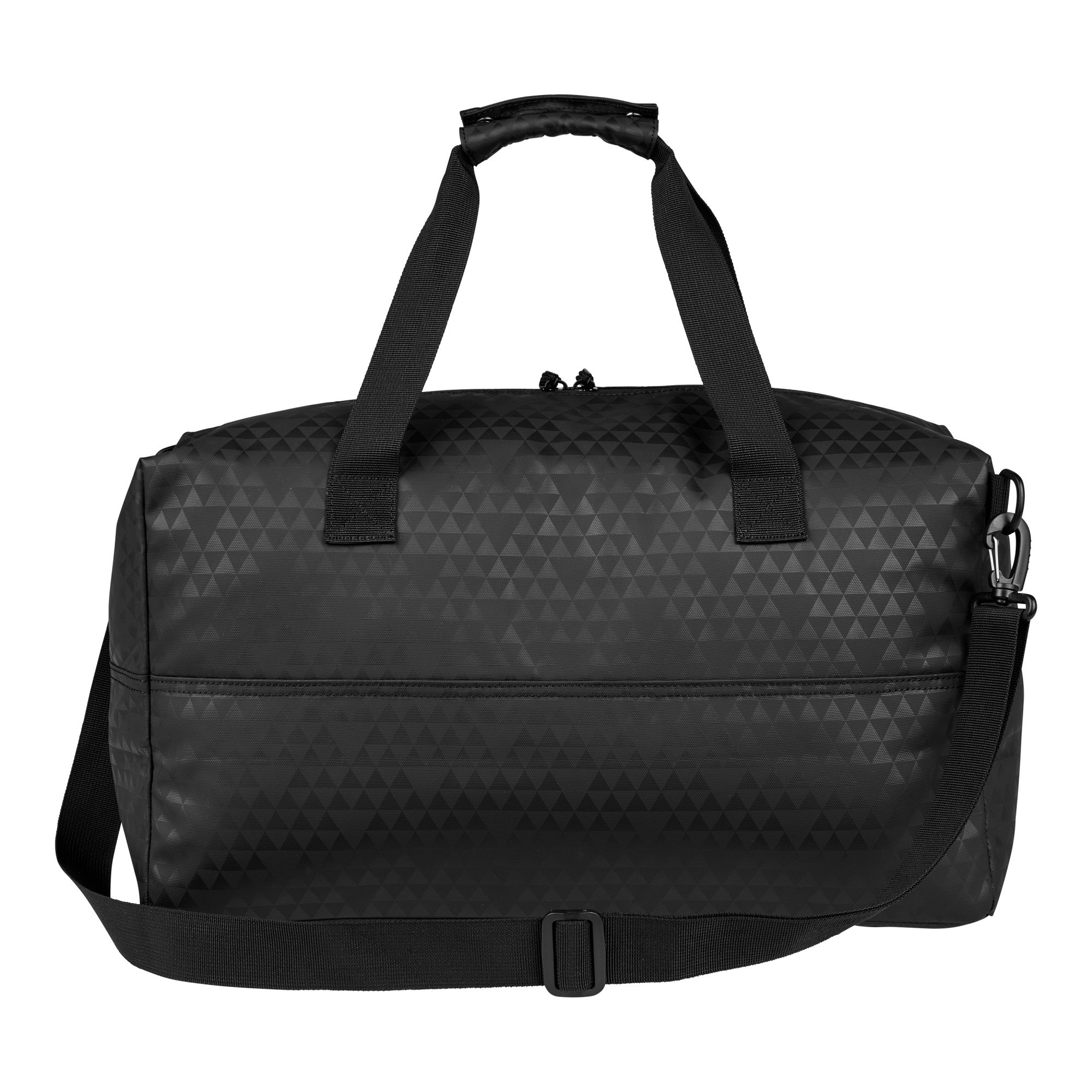Triangle duffle bag top