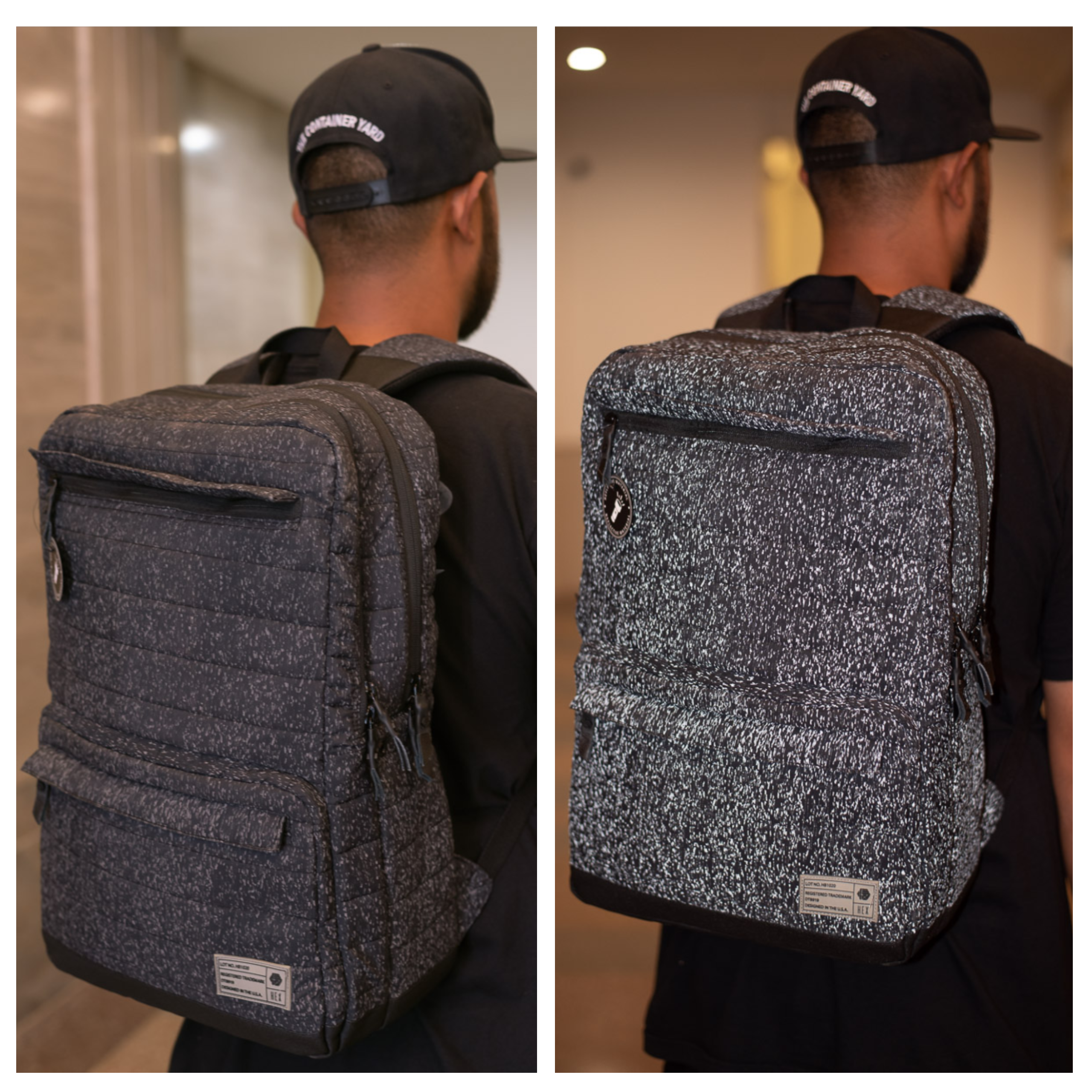 Galaxy Logic Backpack Black Reflective Hex Brand HEX