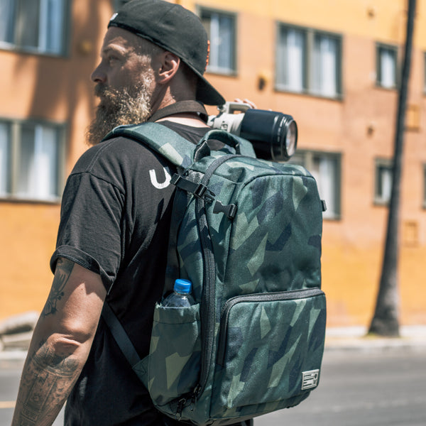 Hexagonal Shell Backpack Ranger Clamshell Camo DSLR Backpack | Hex Brand - HEX
