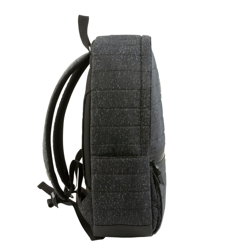 HEX Galaxy Black Reflective Logic Backpack, side view