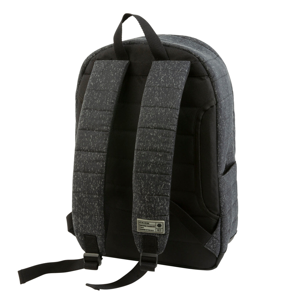 HEX Galaxy Black Reflective Logic Backpack, rear view