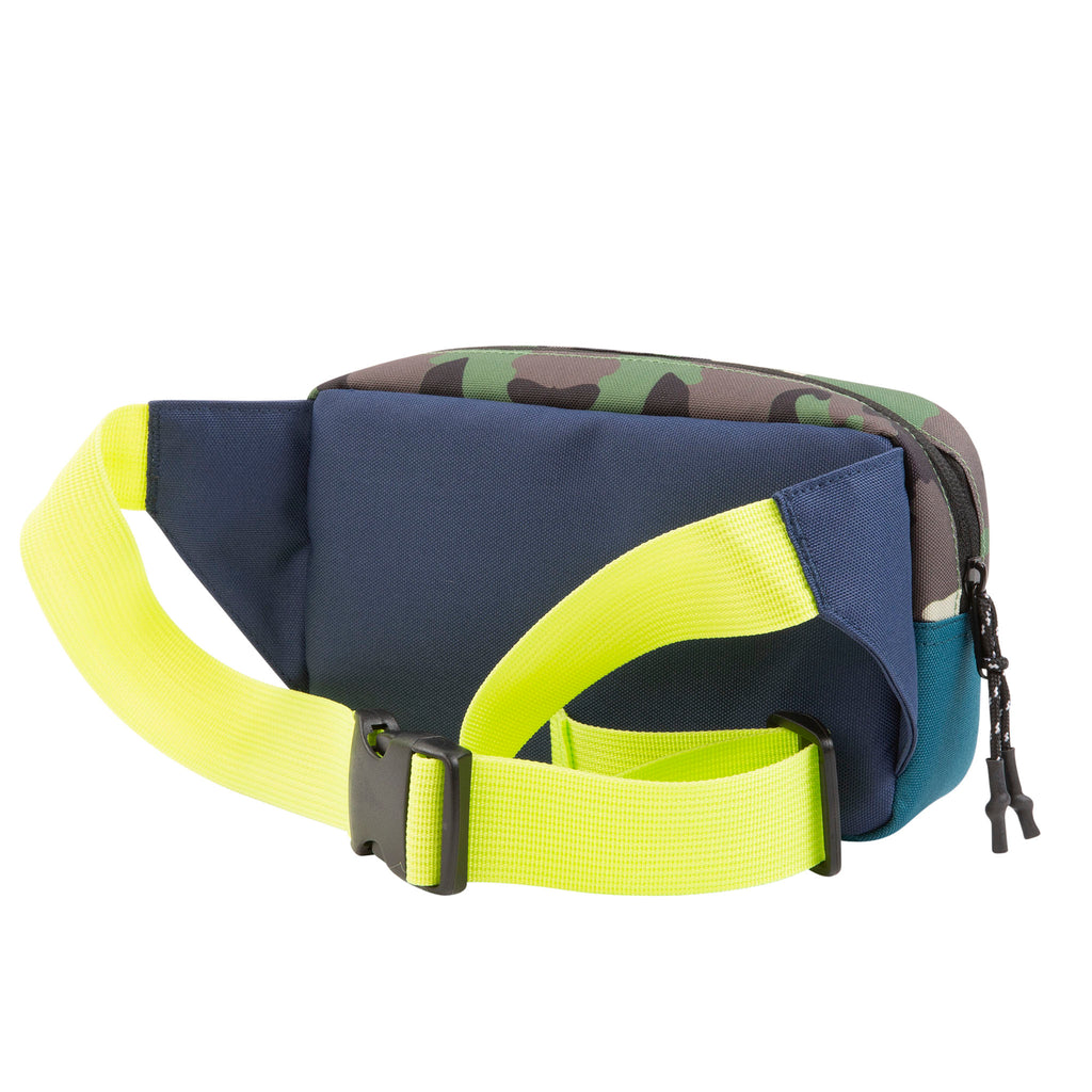 HEX Aspect Camo/Blue Waist Pack, rear view