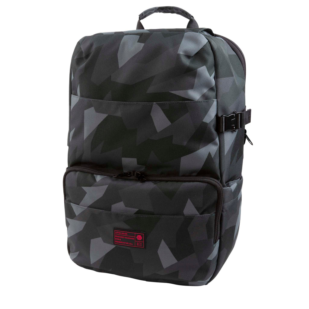 HEX Technical Backpack Glacier Camo, front view