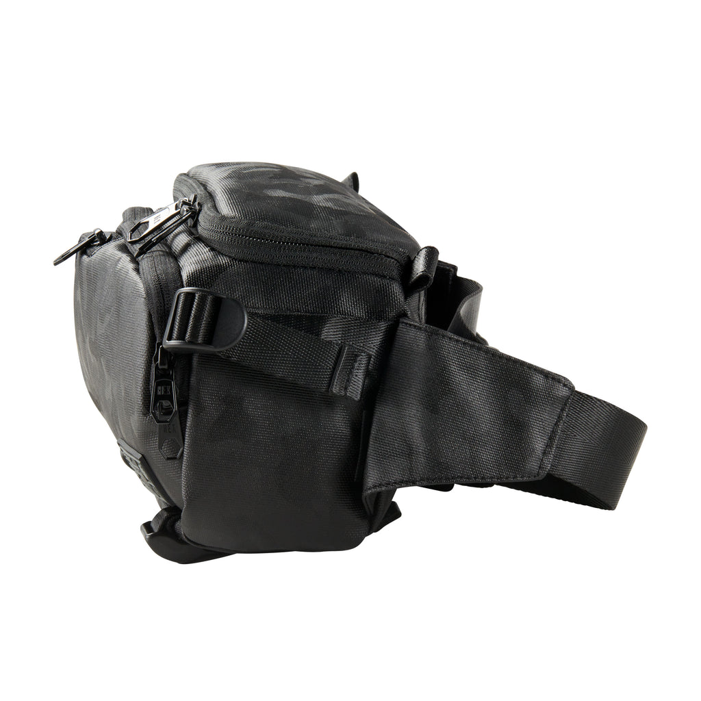 HEX Ranger Blackout Camo Camera Mini Sling, side view