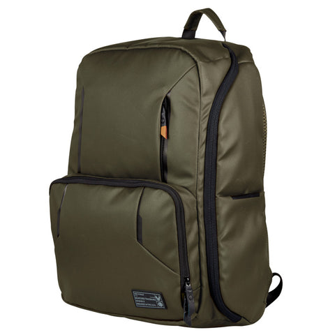 HEX HALO Spartan Tech Backpack, green, front view