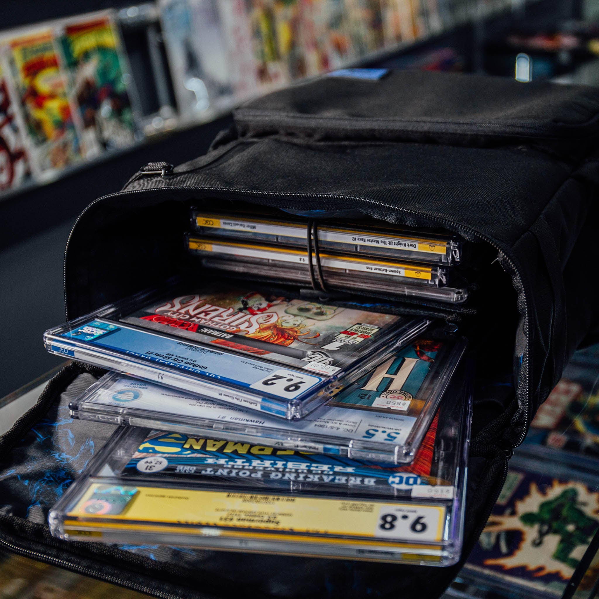 ☆HAH ARCHIVE☆ Big iPad Back Black Edition S#bbi HEX x Jim Lee Collectors Backpack | Hex Brand