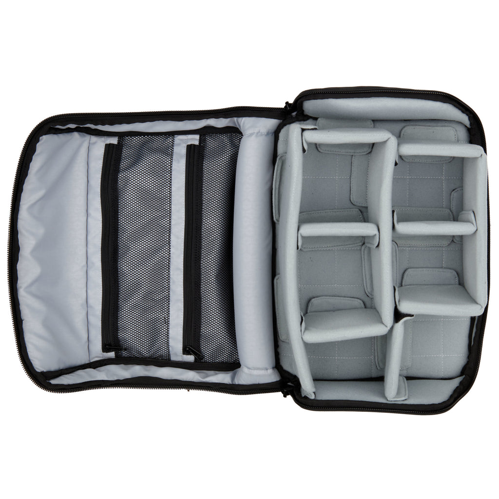 (HEX) Ranger DSLR Sling XL Black,  top view, with lid open