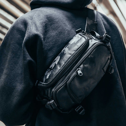 Ranger Blackout Camo Camera Mini Sling - Worn on back